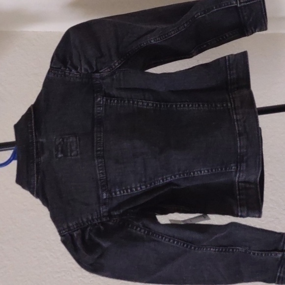 Gap Kids Black Denim Jacket Size Small - Picture 4 of 5
